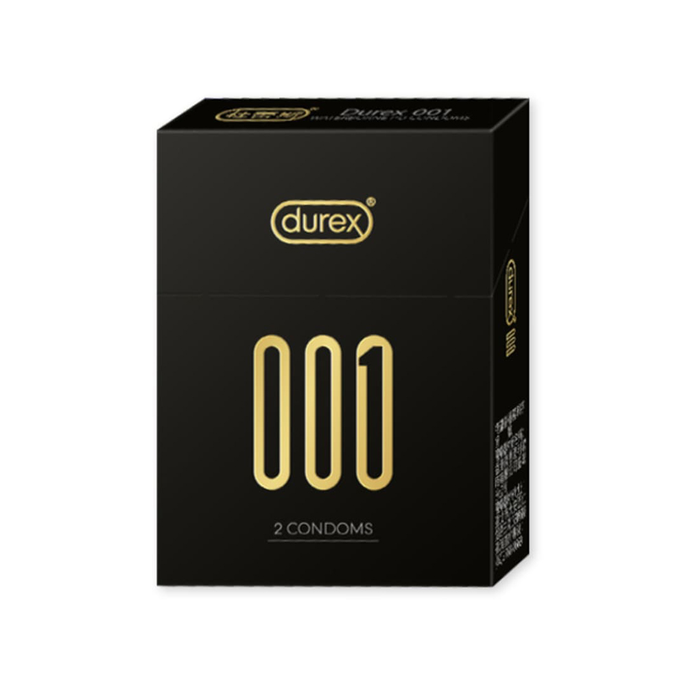 【杜蕾斯Durex】001水性聚氨酯標準裝保險套2入