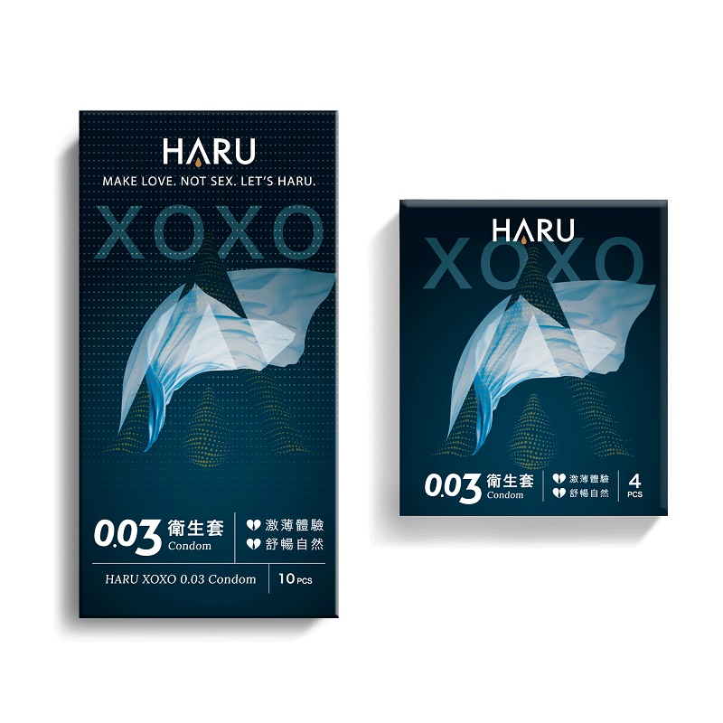 HARU XOXO 舒暢激薄 0.03 保險套 10入+4入