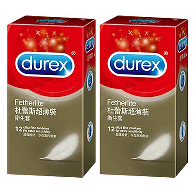 Durex杜蕾斯-經典超薄裝 保險套(12入裝)*2盒
