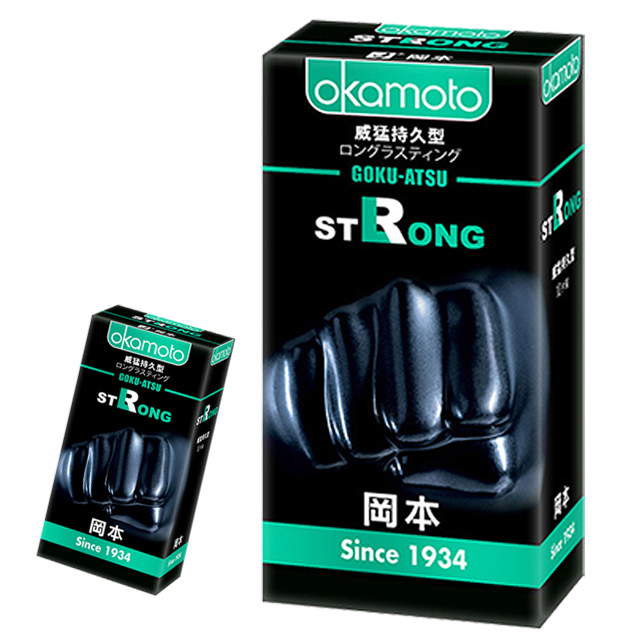 岡本Strong威猛持久型保險套 10入*5盒