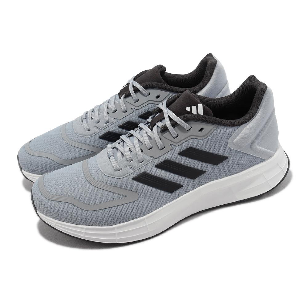 adidas 慢跑鞋 Duramo 10 男鞋 灰 黑 運動鞋 基本款 路跑 愛迪達 緩震 HP2381