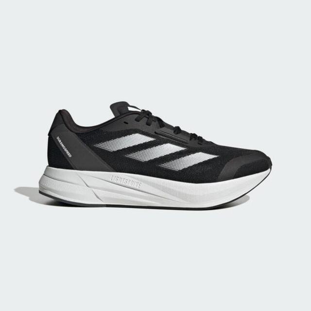 Adidas Duramo Speed M [ID9850 男女 慢跑鞋 運動 訓練 路跑 中距離 跑鞋 緩震 黑白