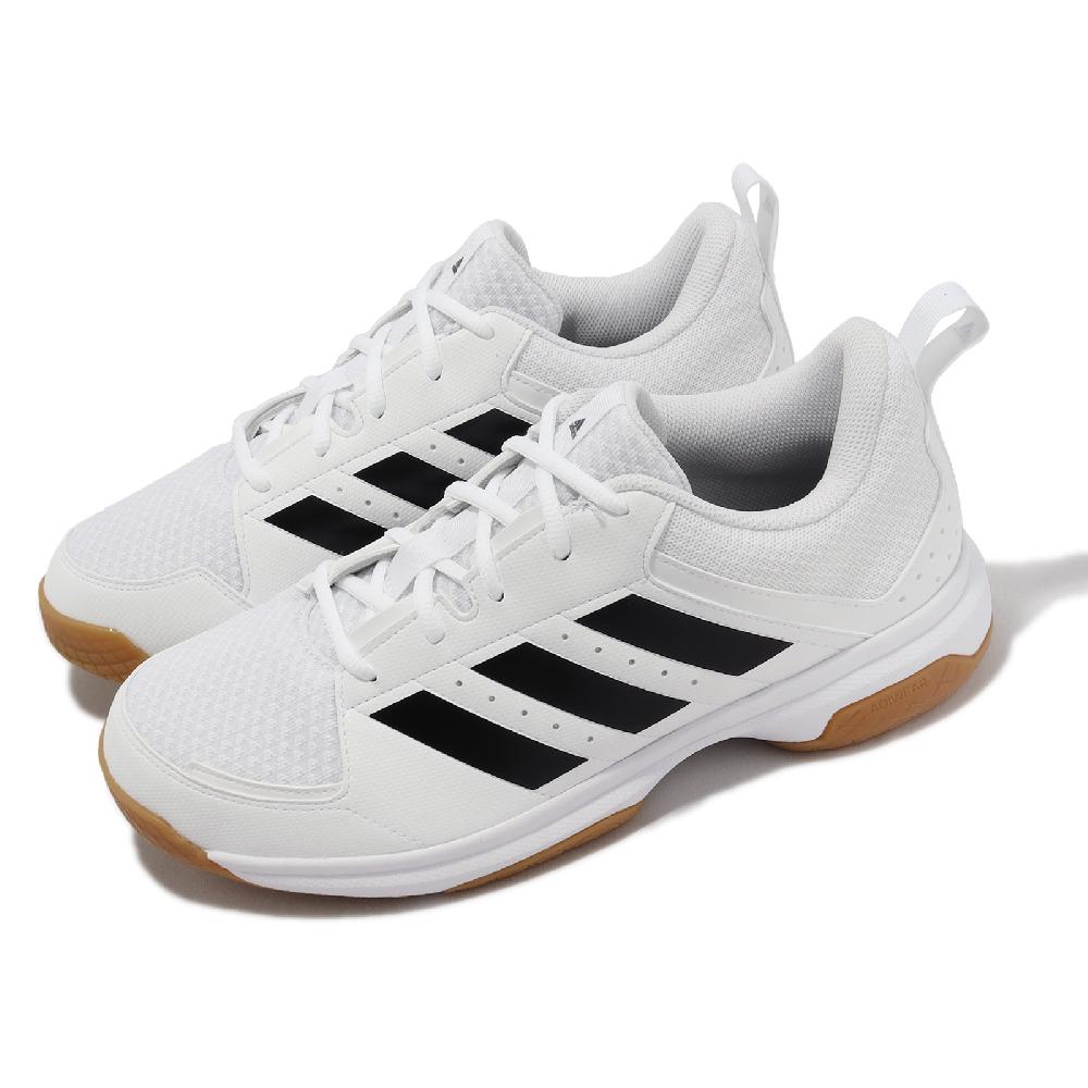 adidas 愛迪達 排球鞋 Ligra 7 M 男鞋 白 黑 膠底 室內運動 羽桌球鞋 運動鞋 GZ0069