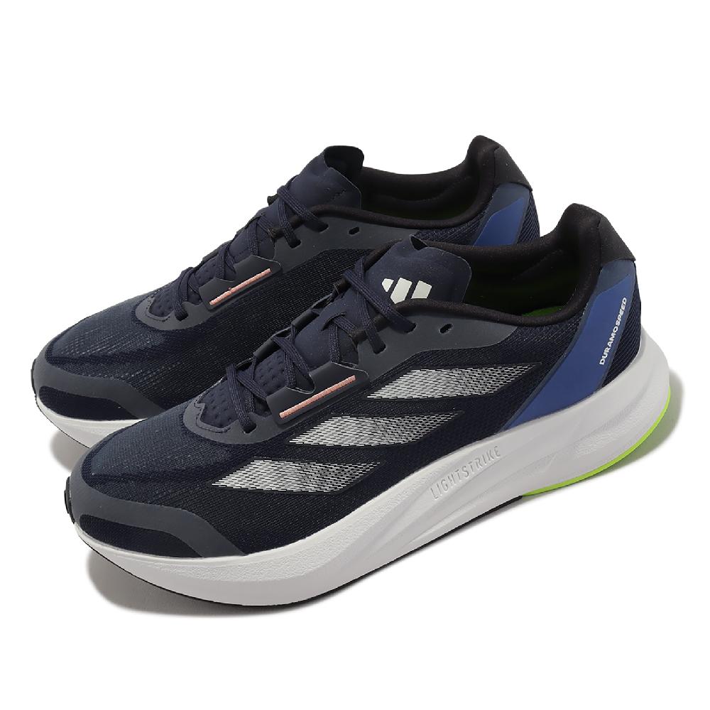 adidas 愛迪達 慢跑鞋 Duramo Speed M 男鞋 藍 白 緩震 輕量 環保材質 IF0566