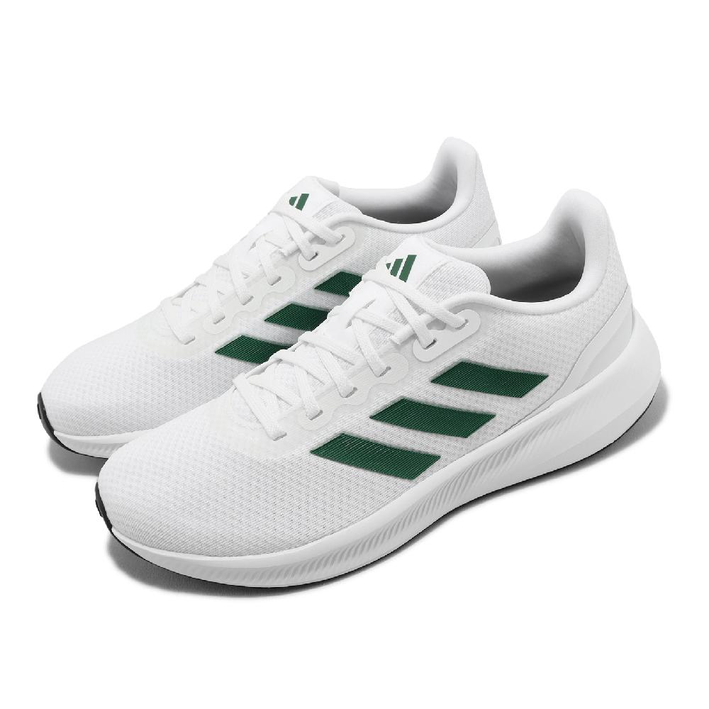 adidas 愛迪達 慢跑鞋 Runfalcon 3.0 男鞋 白 綠 緩震 運動鞋 基本款 ID2293