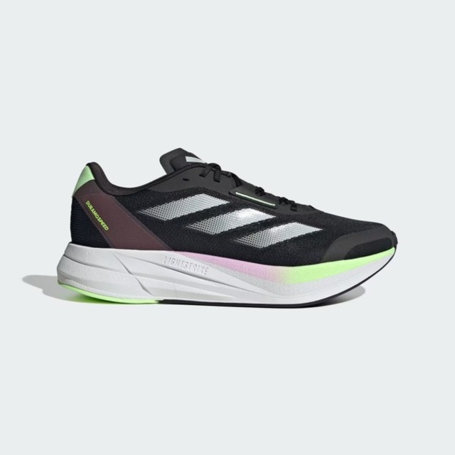 Adidas Duramo Speed M [IE5475 男女 慢跑鞋 運動 訓練 路跑 中距離 跑鞋 緩震 黑銀