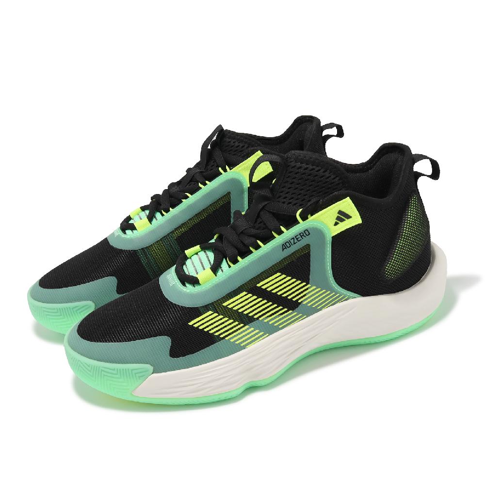 adidas 愛迪達 籃球鞋 Adizero Select 男鞋 黑 綠 緩衝 中筒 支撐 透氣 運動鞋 IE9263