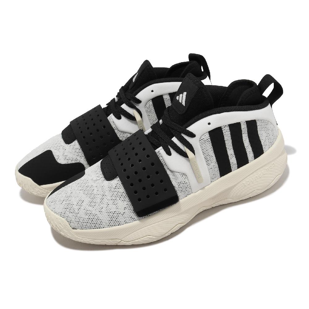 adidas 愛迪達 籃球鞋 DAME 8 EXTPLY 男鞋 白 黑 緩震 里拉德 運動鞋 ID5678