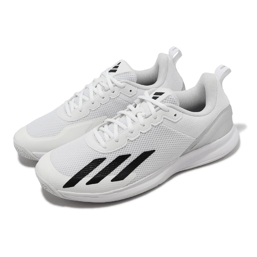 adidas 愛迪達 網球鞋 Courtflash Speed 男鞋 白 黑 穩定 支撐 運動鞋 IG9538