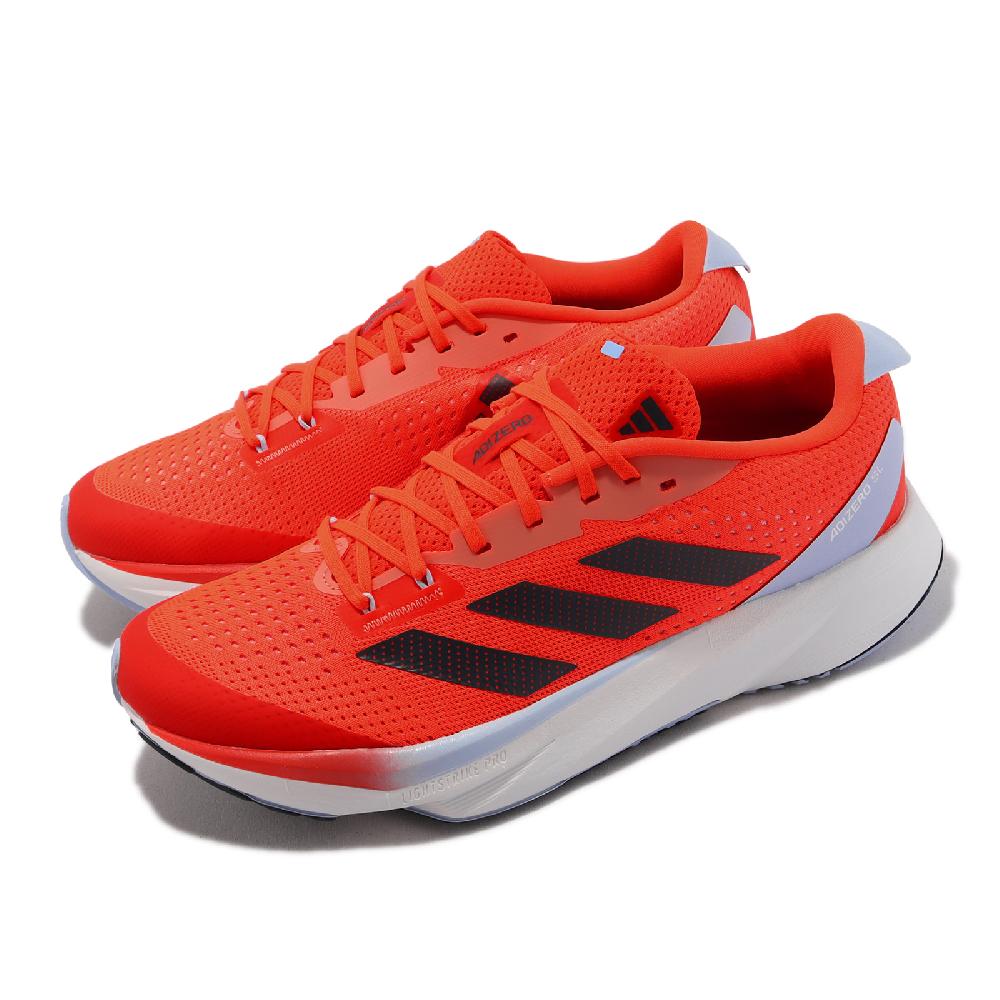 adidas 慢跑鞋 Adizero SL 男鞋 紅 藍 緩震 雙層中底 運動鞋 路跑 愛迪達 GX9775
