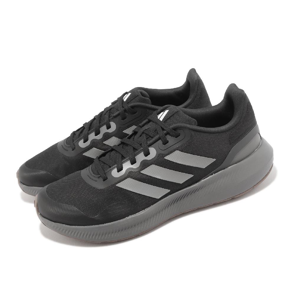 adidas 訓練鞋 Runfalcon 3.0 TR 男鞋 黑 灰 緩震 健身 舉重 運動鞋 HP7568