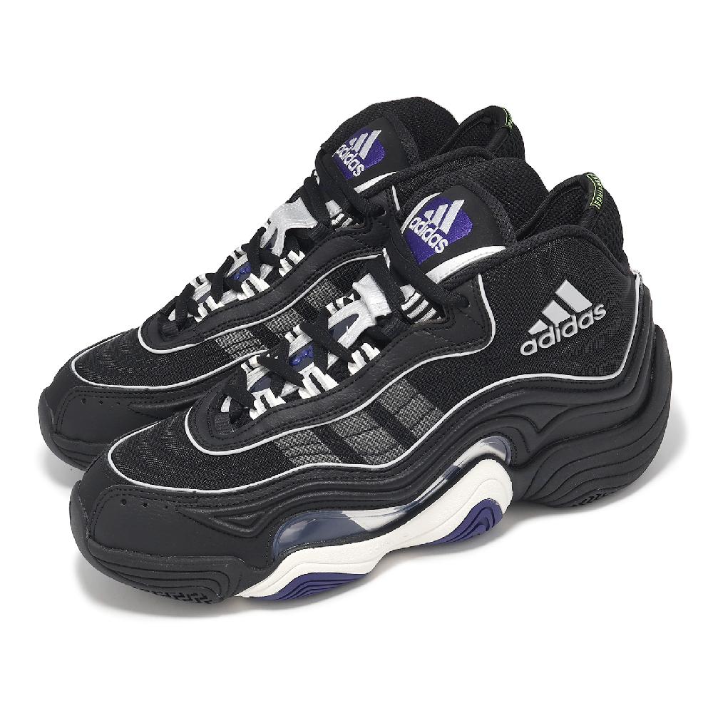 adidas 愛迪達 籃球鞋 Crazy 98 男鞋 黑 白 Lakers Away 皮革 拼接 支撐 運動鞋 IG8341