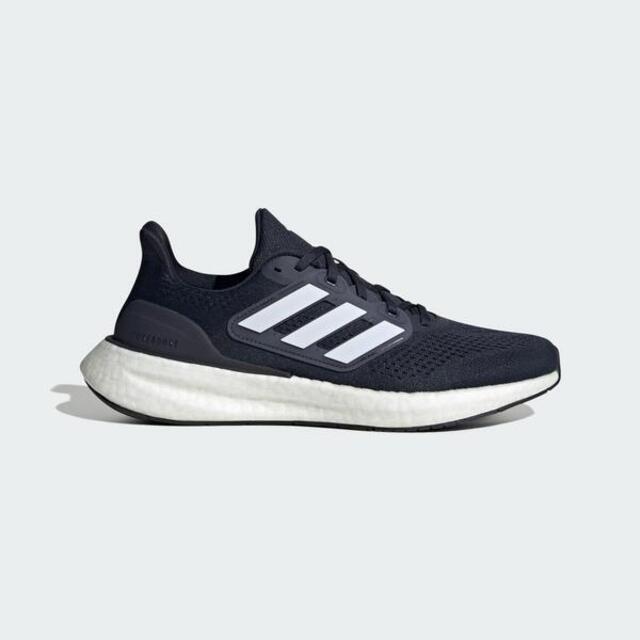 Adidas Pureboost 23 [IF2373 男 慢跑鞋 運動 路跑 訓練 跑鞋 緩震 耐磨 透氣 深藍 白