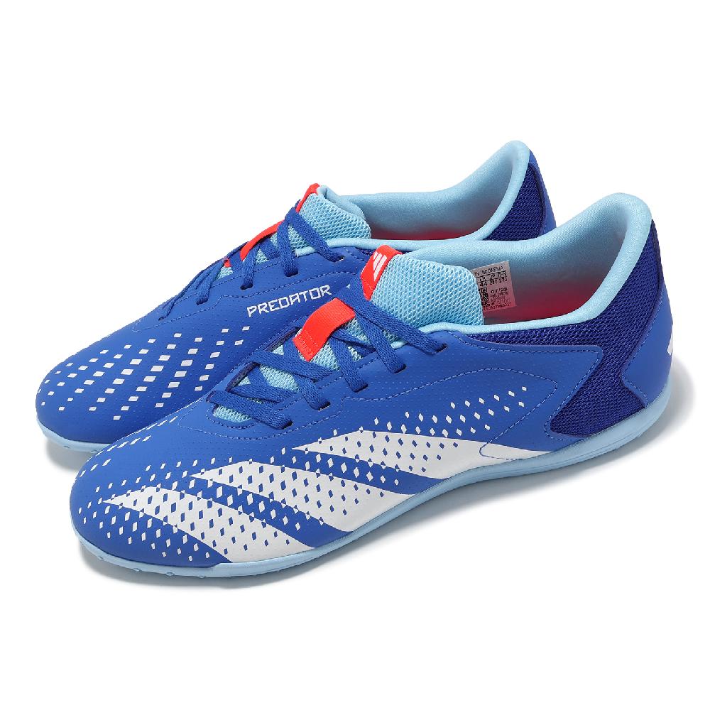 adidas 愛迪達 足球鞋 Predator Accuracy.4 IN SAL 男鞋 藍 白 室內 運動鞋 愛迪達 GY9989