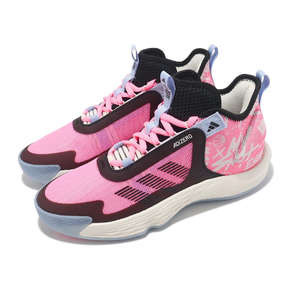 adidas 愛迪達 籃球鞋 Adizero Select 男鞋 粉紅 黑 支撐 運動鞋 IF0472