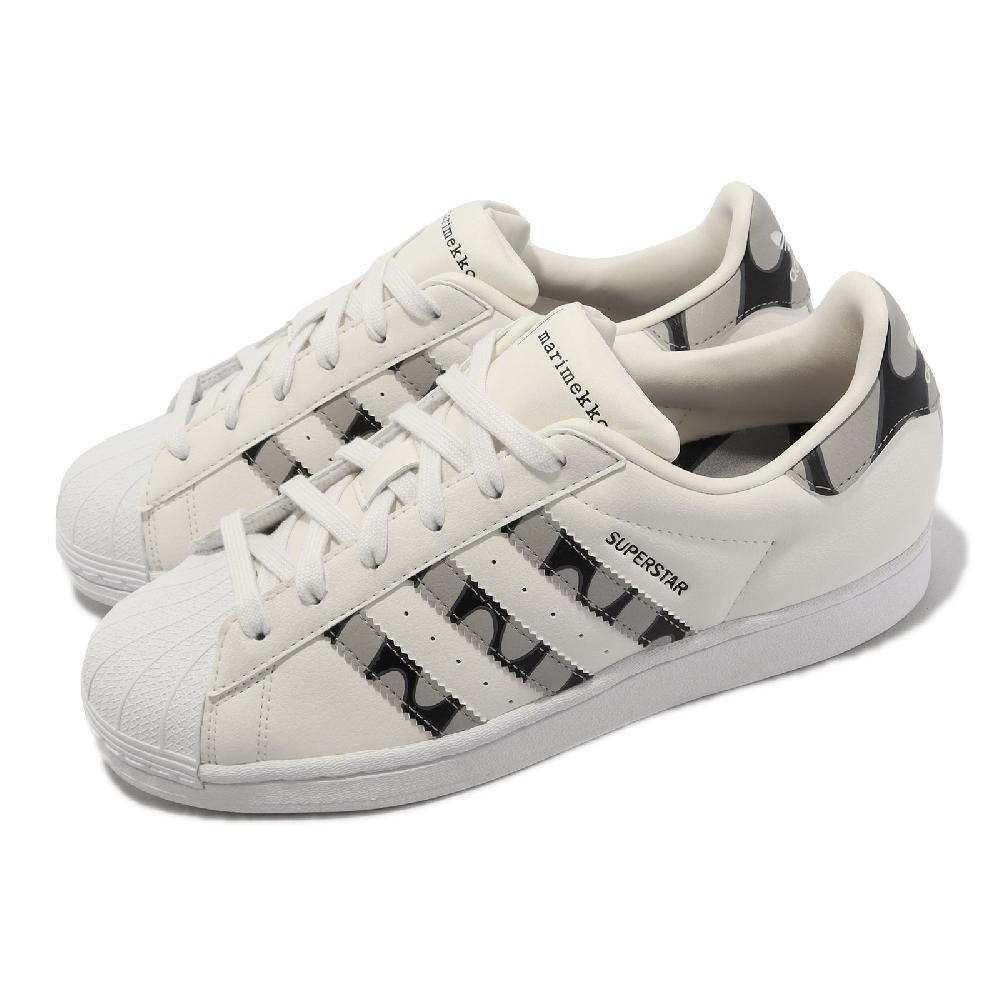 adidas 愛迪達 x Marimekko 休閒鞋 Superstar W 女鞋 白 黑 小白鞋 聯名 HP9779