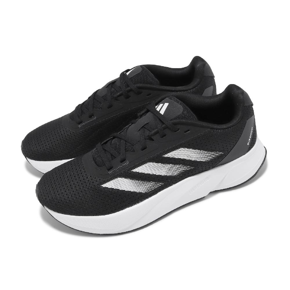 adidas 愛迪達 慢跑鞋 Duramo SL W 女鞋 黑 白 緩震 透氣 輕量 路跑 運動鞋 ID9853