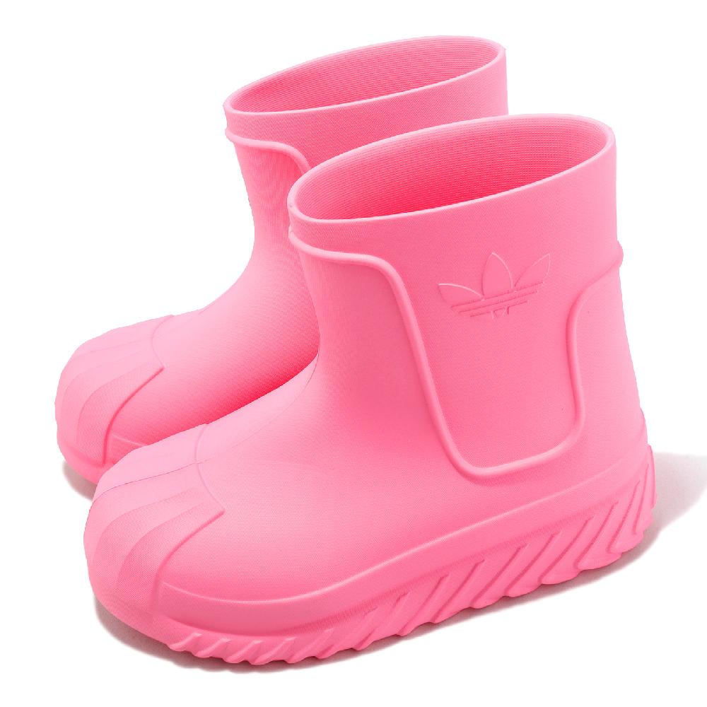 adidas 愛迪達 雨鞋 Adifom Superstar Boot W 女鞋 粉 芭比粉 厚底 膠鞋 三葉草 IE4613