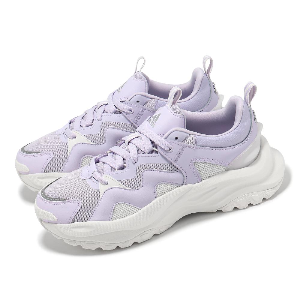 adidas 愛迪達 休閒鞋 Maxxwavy W 女鞋 紫 白 透氣 緩衝 雲朵 運動鞋 IG6826