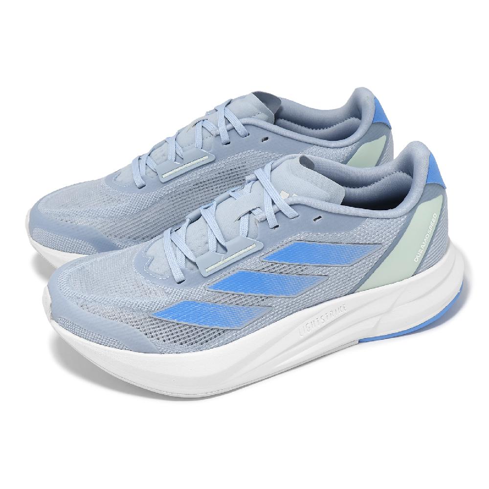 adidas 愛迪達 慢跑鞋 Duramo Speed W 女鞋 藍 白 緩衝 輕量 運動鞋 IE7988