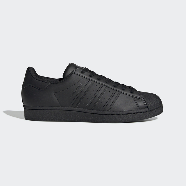 Adidas Superstar [EG4957 男女 休閒鞋 經典 Originals 皮革 貝殼頭 黑武士 全黑