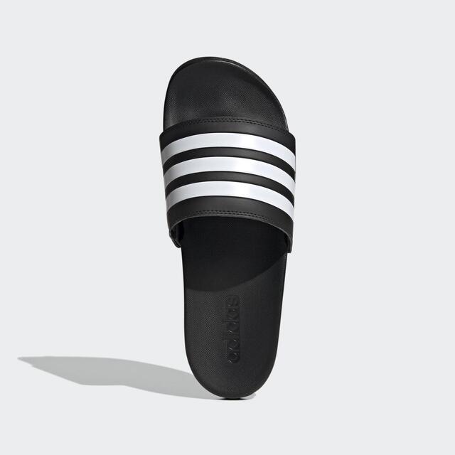Adidas Adilette Comfort [GZ5891 男女 涼拖鞋 休閒 日常 居家 舒適 輕量 夏日 黑白
