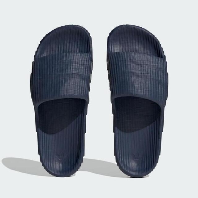 Adidas Adilette 22 [IG7497 男女 涼拖鞋 運動 經典 一片拖 休閒 夏日 外出 居家 深藍