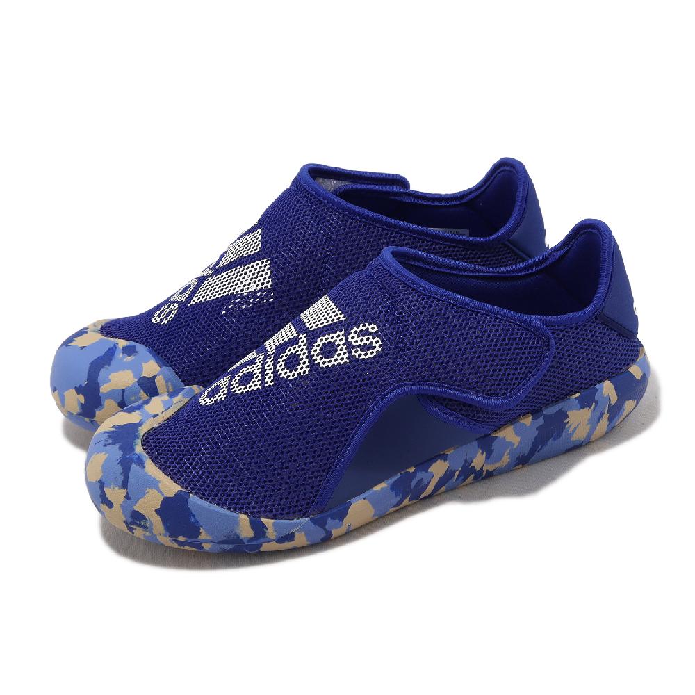 adidas 涼鞋 Altaventure 2.0 C 藍 迷彩 護趾 中童 小朋友 網布 童鞋 愛迪達 FZ6508