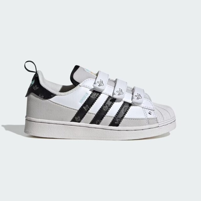 Adidas Superstar CF C IG6993 中童 休閒鞋 運動 經典 三葉草 魔鬼氈 貝殼頭 白黑