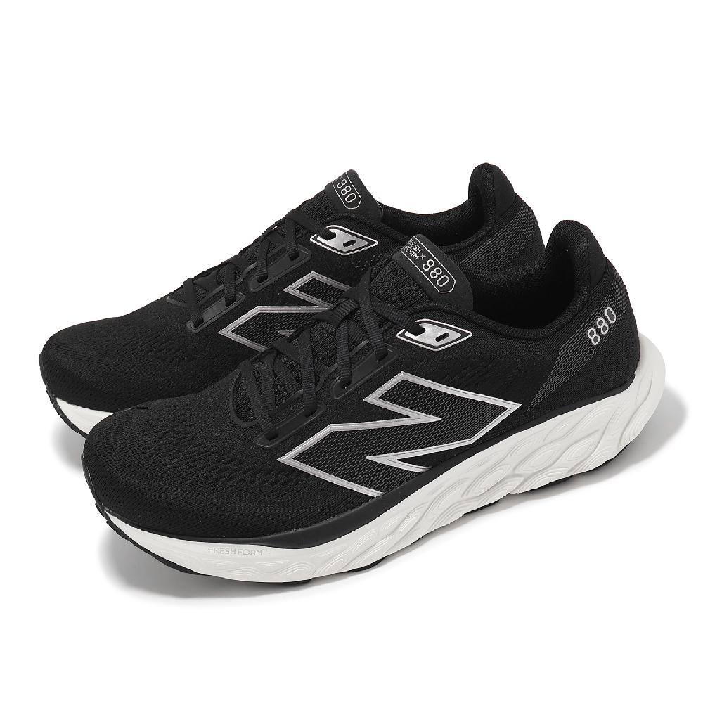 New Balance 紐巴倫 慢跑鞋 Fresh Foam X 880 V14 2E 男鞋 寬楦 黑 白 緩衝 運動鞋 NB M880B14-2E