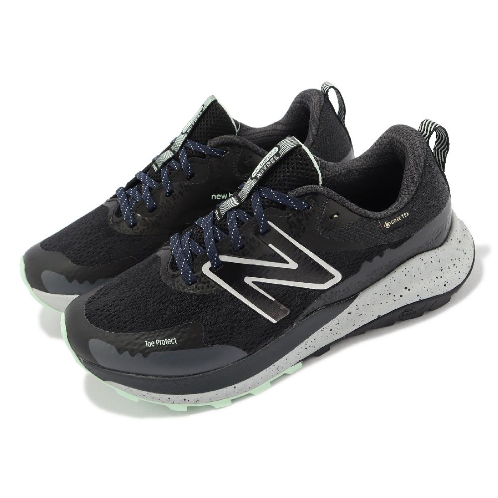 New Balance 紐巴倫 越野跑鞋 DynaSoft NITREL V5 GTX D 寬楦 女鞋 黑 灰 防水 NB WTNTRGB5-D