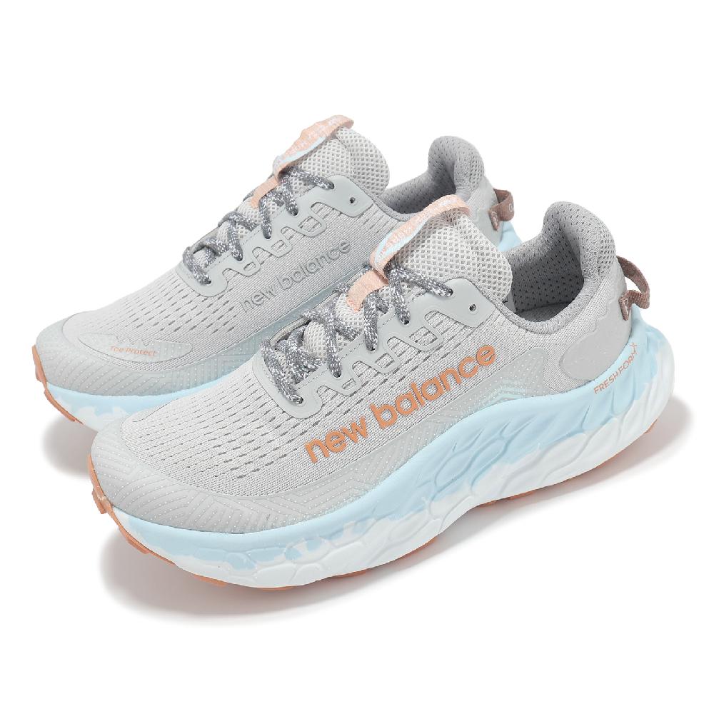 New Balance 紐巴倫 越野跑鞋 Fresh Foam X Trail More V3 D 女鞋 寬楦 灰藍 厚底 NB WTMORAG3-D