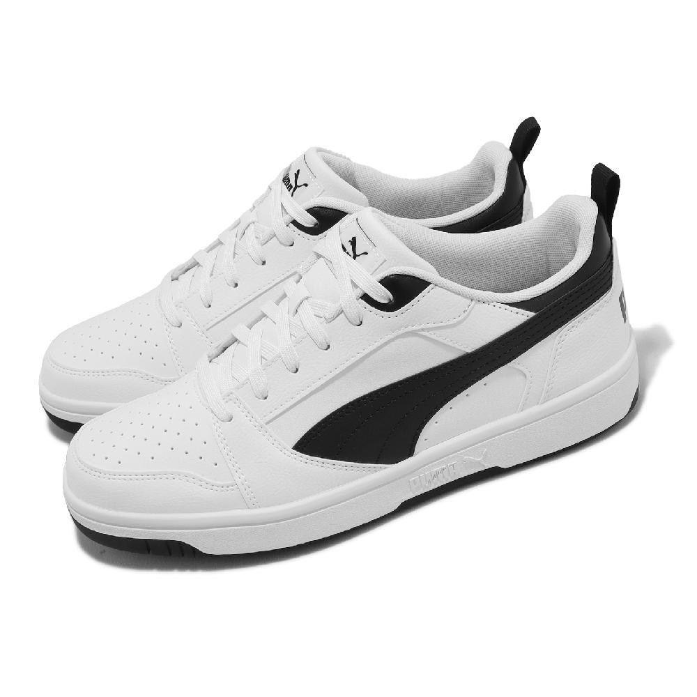 Puma 彪馬 休閒鞋 Rebound V6 Low 男鞋 女鞋 白 黑 小白鞋 復古 情侶鞋 39232802