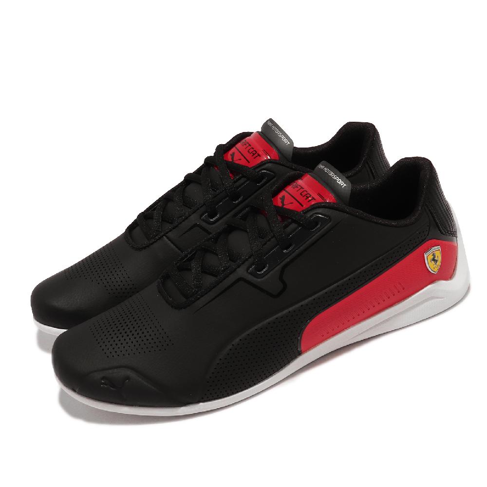 Puma 彪馬 賽車鞋 Ferrari Drift Cat 8 男鞋 黑 紅 法拉利 運動鞋 皮革 30681801