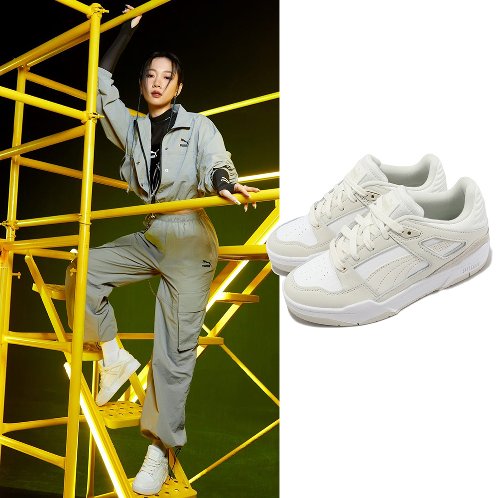 Puma 彪馬 休閒鞋 Slipstream Selflove Wns 女鞋 白 米白 復古 皮革 低筒 跳豹 39304901