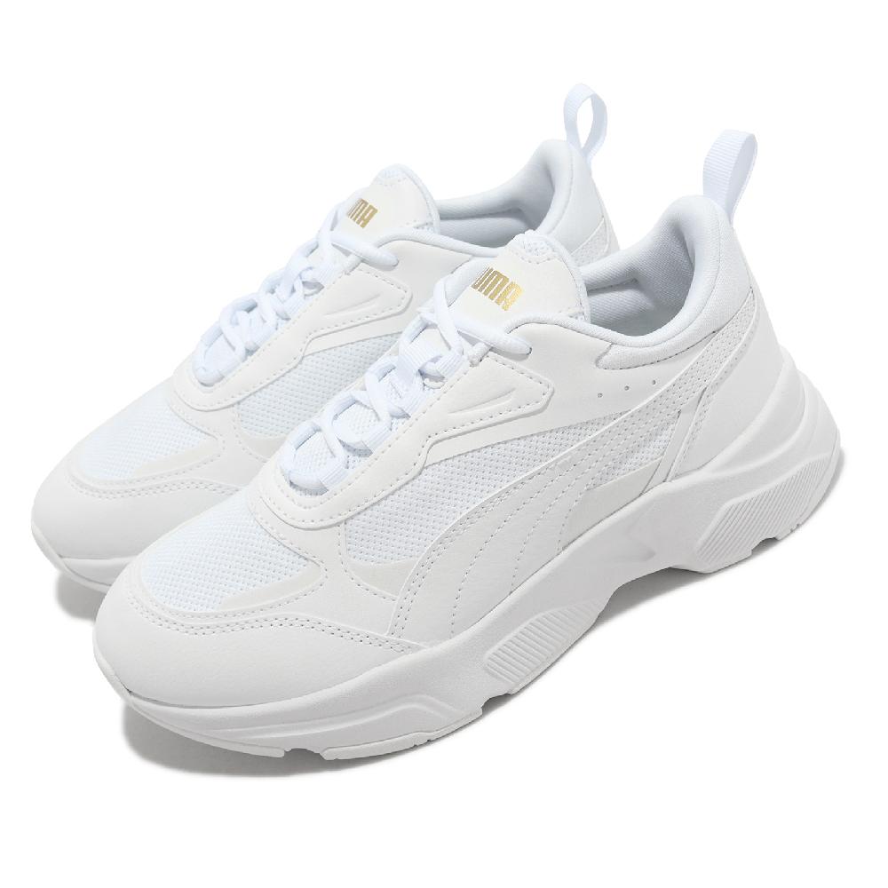 Puma 彪馬 休閒鞋 Cassia 女鞋 白 全白 小白鞋 老爹鞋 厚底 增高 緩震 百搭 38464701