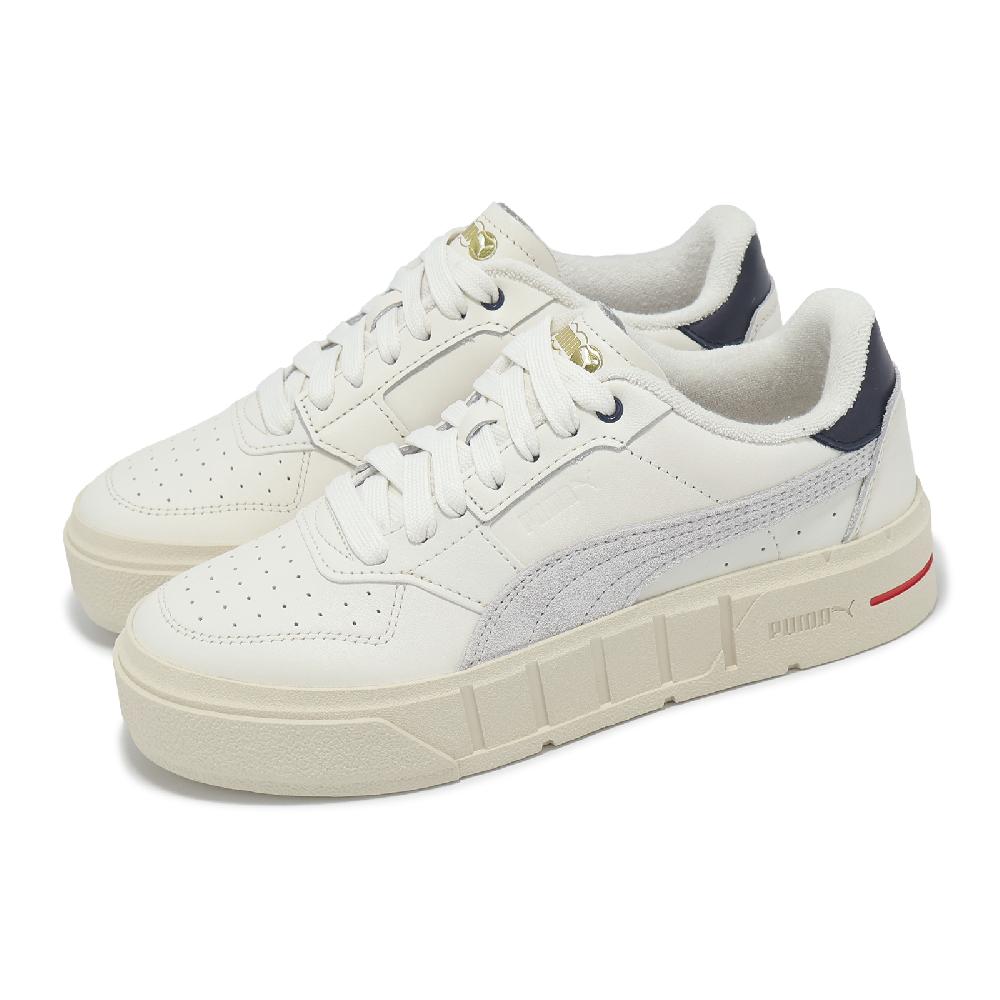 Puma 彪馬 休閒鞋 Cali Court Jeux Sets Wns 女鞋 米白 藍 厚底 增高 復古 39309601