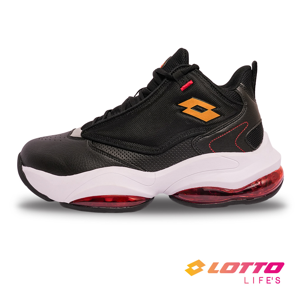 【LOTTO 義大利】男 FLY POWER A2 氣墊籃球鞋(黑/紅)