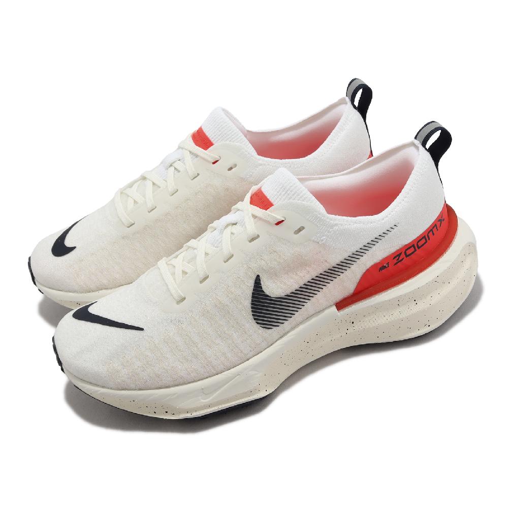 Nike 耐吉 慢跑鞋 Zoomx Invincible Run FK 3 男鞋 白 紅 編織鞋面 緩衝 運動鞋 DR2615-101
