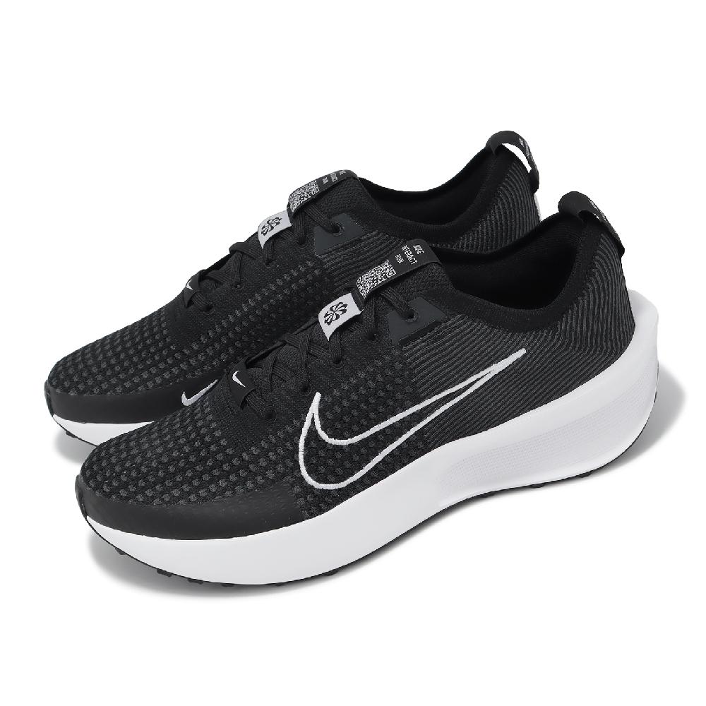 Nike 耐吉 慢跑鞋 Interact Run 男鞋 黑 白 針織 回彈 路跑 運動鞋 FD2291-001