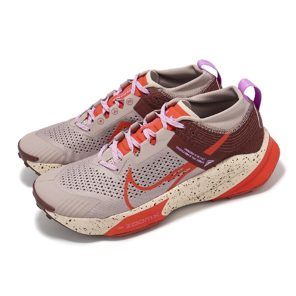 Nike 耐吉 越野跑鞋 ZoomX Zegama Trail 男鞋 棕 紅 網布 輕量 回彈 郊山 運動鞋 DH0623-200