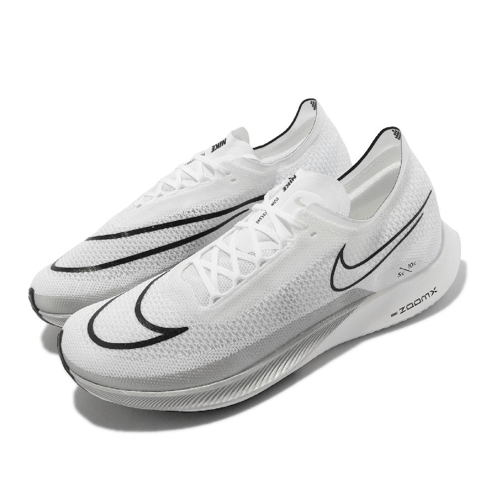 Nike 耐吉 競速跑鞋 Zoomx Streakfly 男鞋 白 灰 針織鞋面 回彈 訓練 DJ6566-101