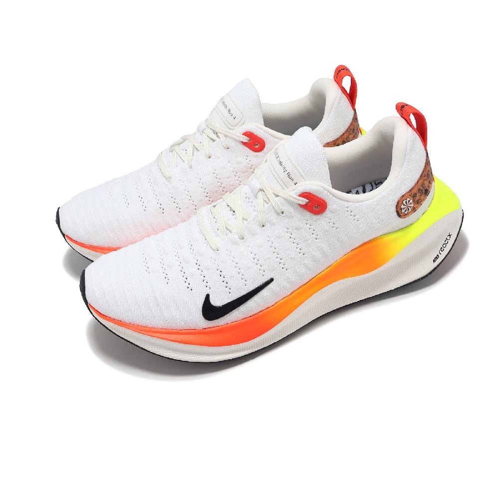 Nike 耐吉 慢跑鞋 Reactx Infinity Run 4 男鞋 白 黃 橘 緩震 針織 運動鞋 HF4916-100