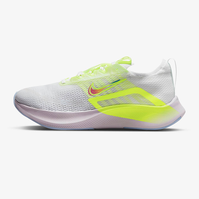Nike Wmns Zoom Fly 4 PRM [DN2658-101 女 慢跑鞋 運動 路跑 訓練 透氣 白 螢黃