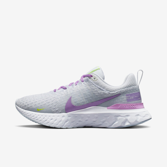 Nike Wmns React Infinity Run FK 3 [DZ3016-100 女 慢跑 運動 緩震 白紫