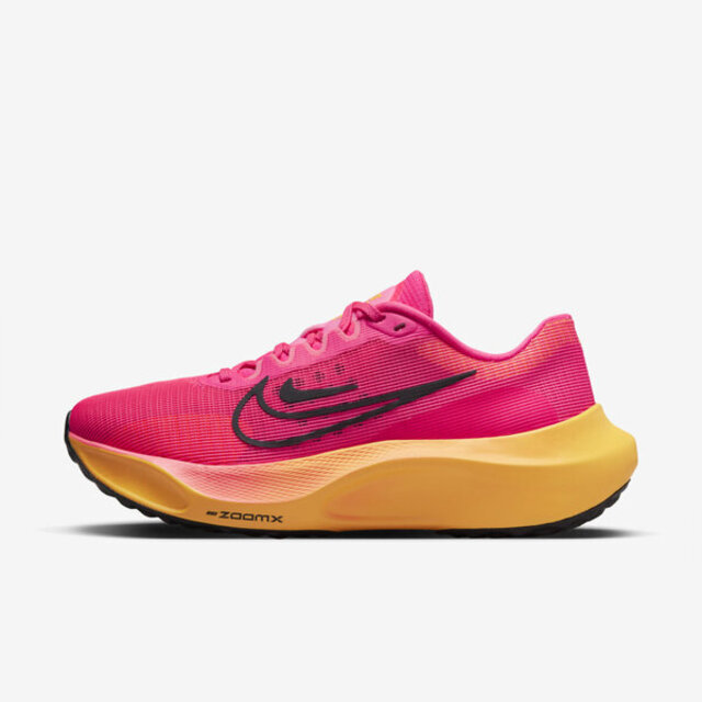 Nike Wmns Zoom Fly 5 [DM8974-601 女 慢跑鞋 運動 路跑 輕量 緩震 支撐 桃紅 橘黃