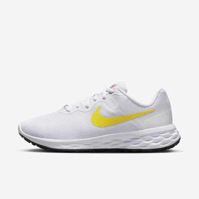 Nike W Revolution 6 NN [DC3729-105 女 慢跑鞋 運動 休閒 緩震 舒適 簡約 白黃