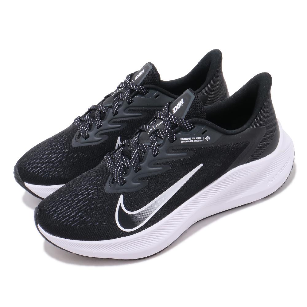 Nike 耐吉 慢跑鞋 Wmns Zoom Winflo 7 黑 白 黑白漸層 女鞋 運動鞋 CJ0302-005