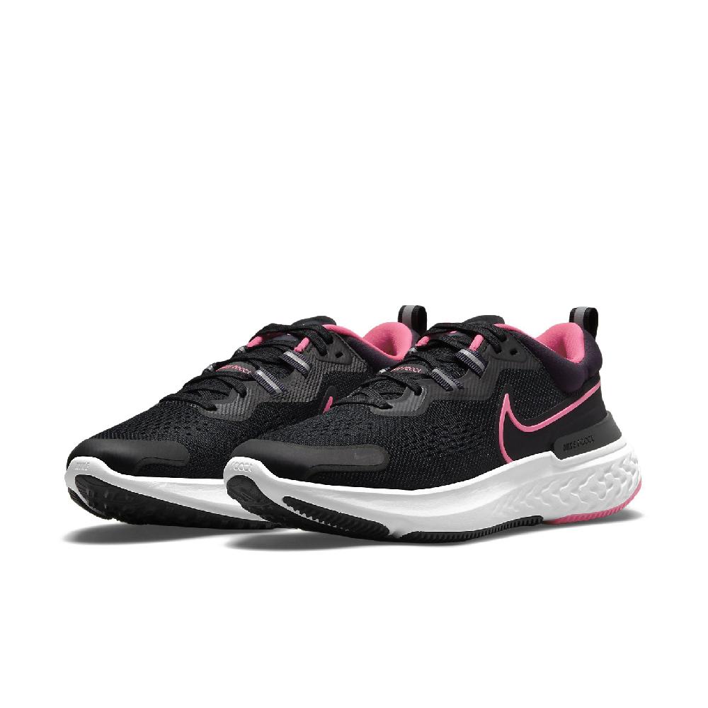 Nike 耐吉 慢跑鞋 Wmns React Miler 2 女鞋 黑 粉紅 回彈 運動鞋 CW7136-003