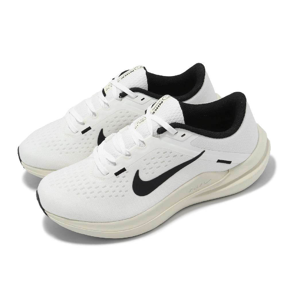 Nike 耐吉 慢跑鞋 Wmns Air Winflo 10 女鞋 米白 黑 透氣 緩震 路跑 基本款 運動鞋 HF0738-101
